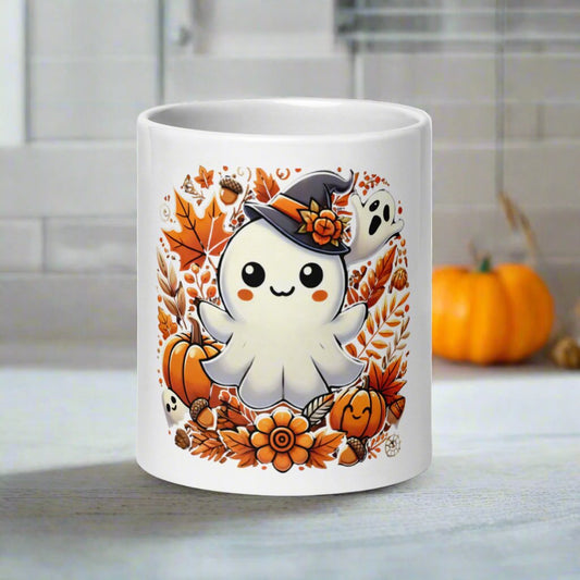 Ghost White glossy mug